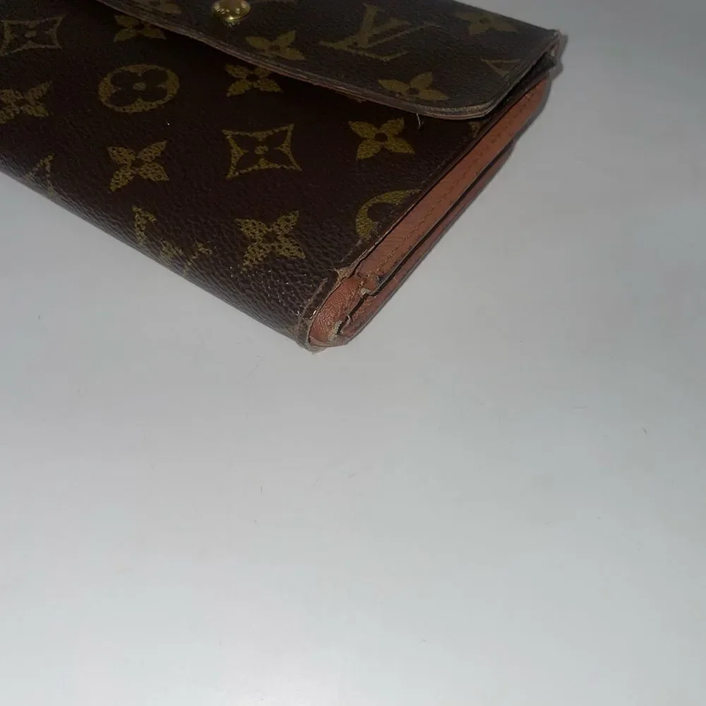 Authentic Louis Vuitton Monogram Tresor Etui Trifold Wallet